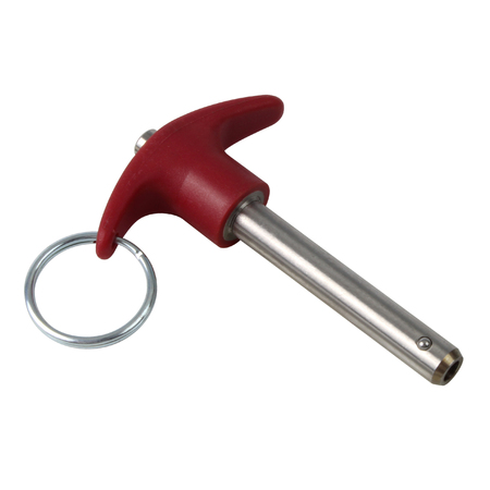 Pos Lock 3/8 x 2 T-Handle Red -  G.L. HUYETT, PLTR-0375-2000